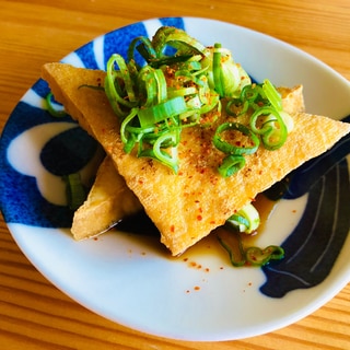 ごま油で香ばしく☆厚揚げ焼き